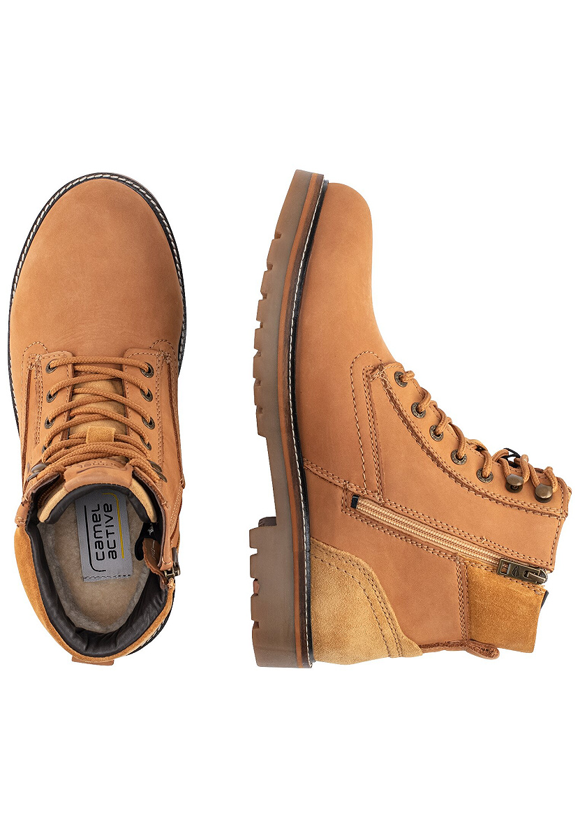 Boots nubuk GOLDEN TAN