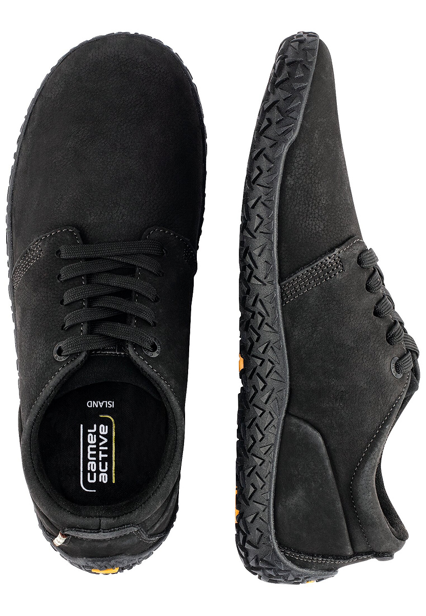 Sneaker Tumbled Nubuk SCHWARZ