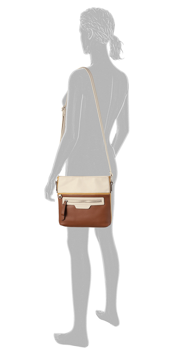 Cross Bag Jule MIXED COGNAC
