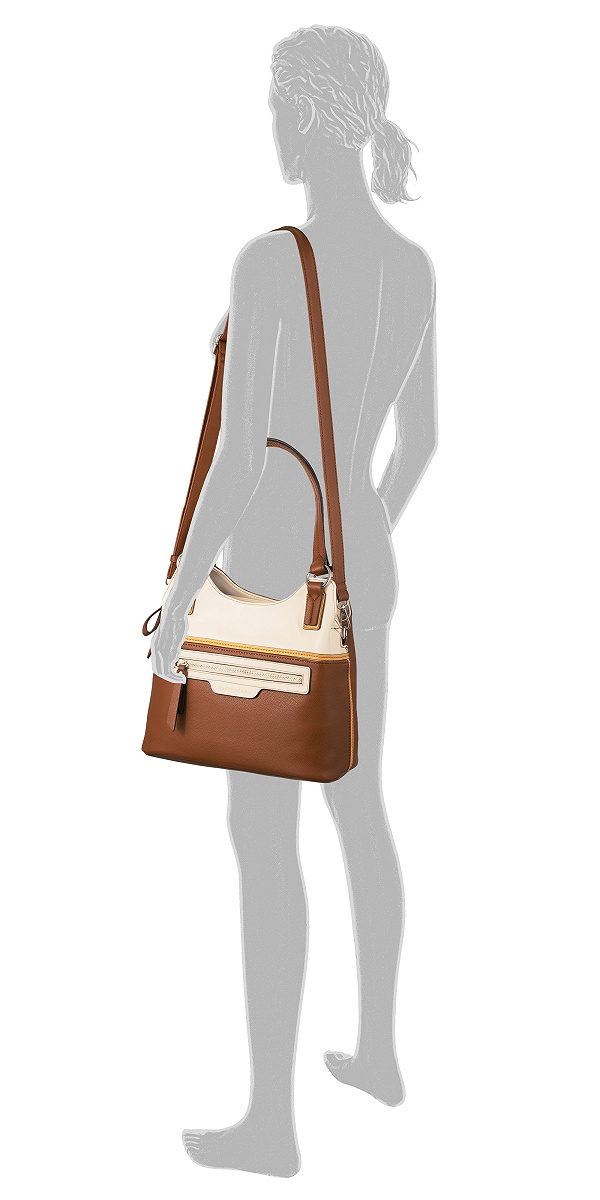 Shopper Jule MIXED COGNAC