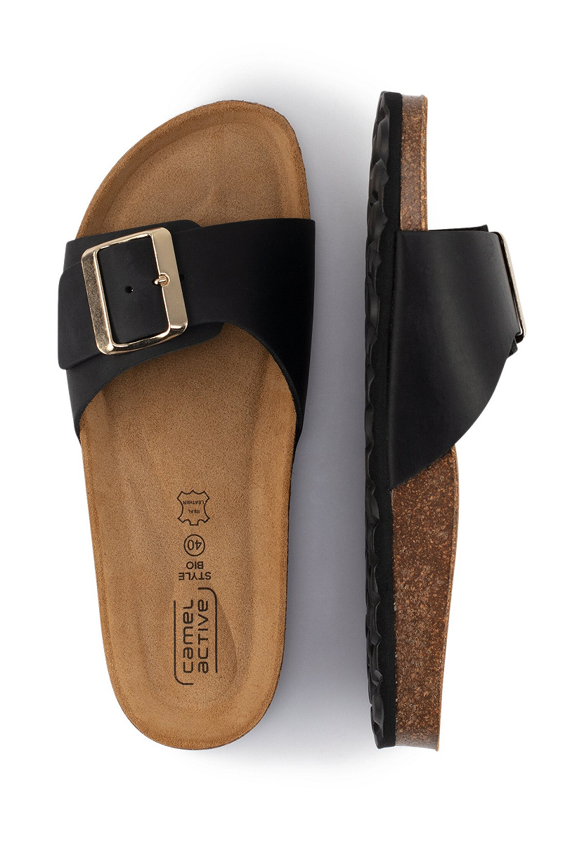 Sandale crazy horse SCHWARZ