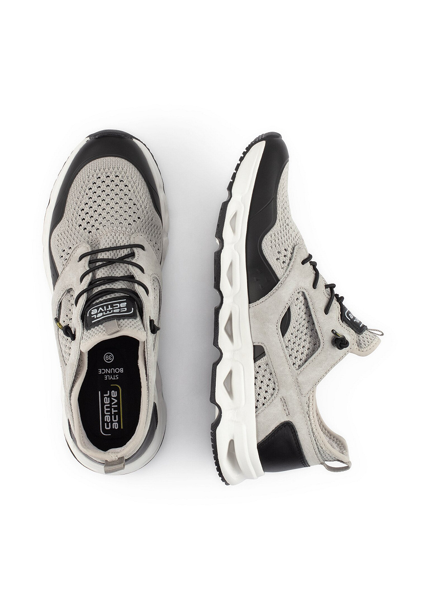 Sneaker textile/jaquard HELLGRAU