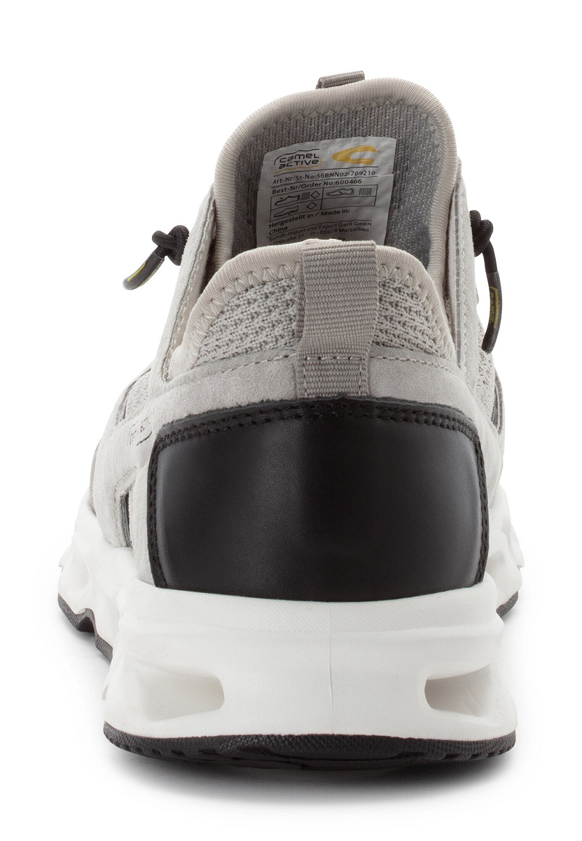 Sneaker textile/jaquard HELLGRAU
