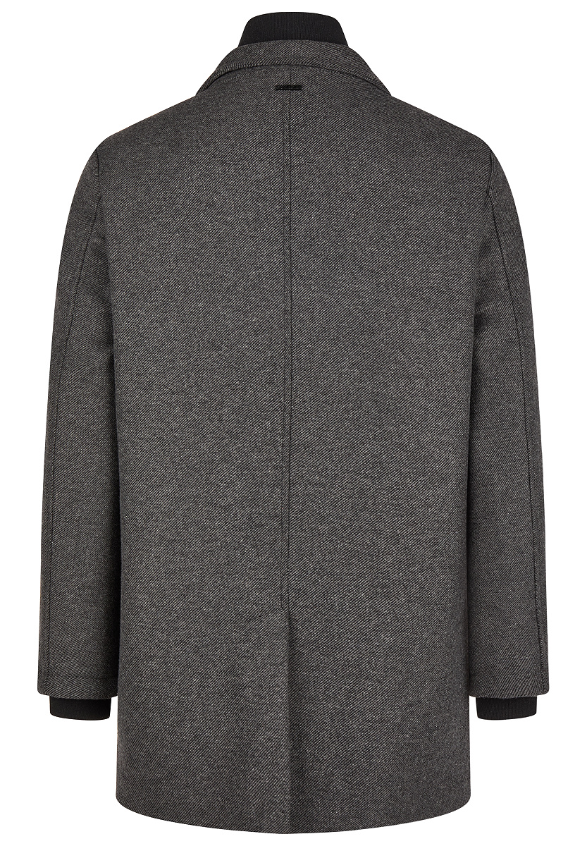 Eleganter Wollmantel Twill