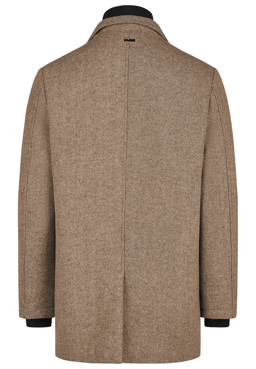 Eleganter Wollmantel Twill