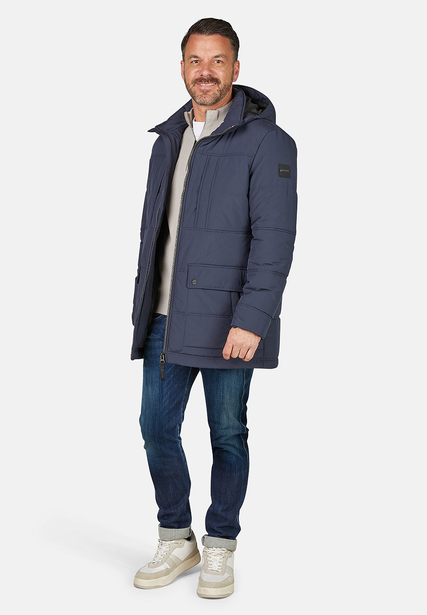 Lange Steppjacke