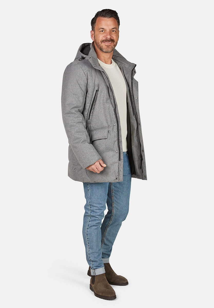 Parka in Wolloptik