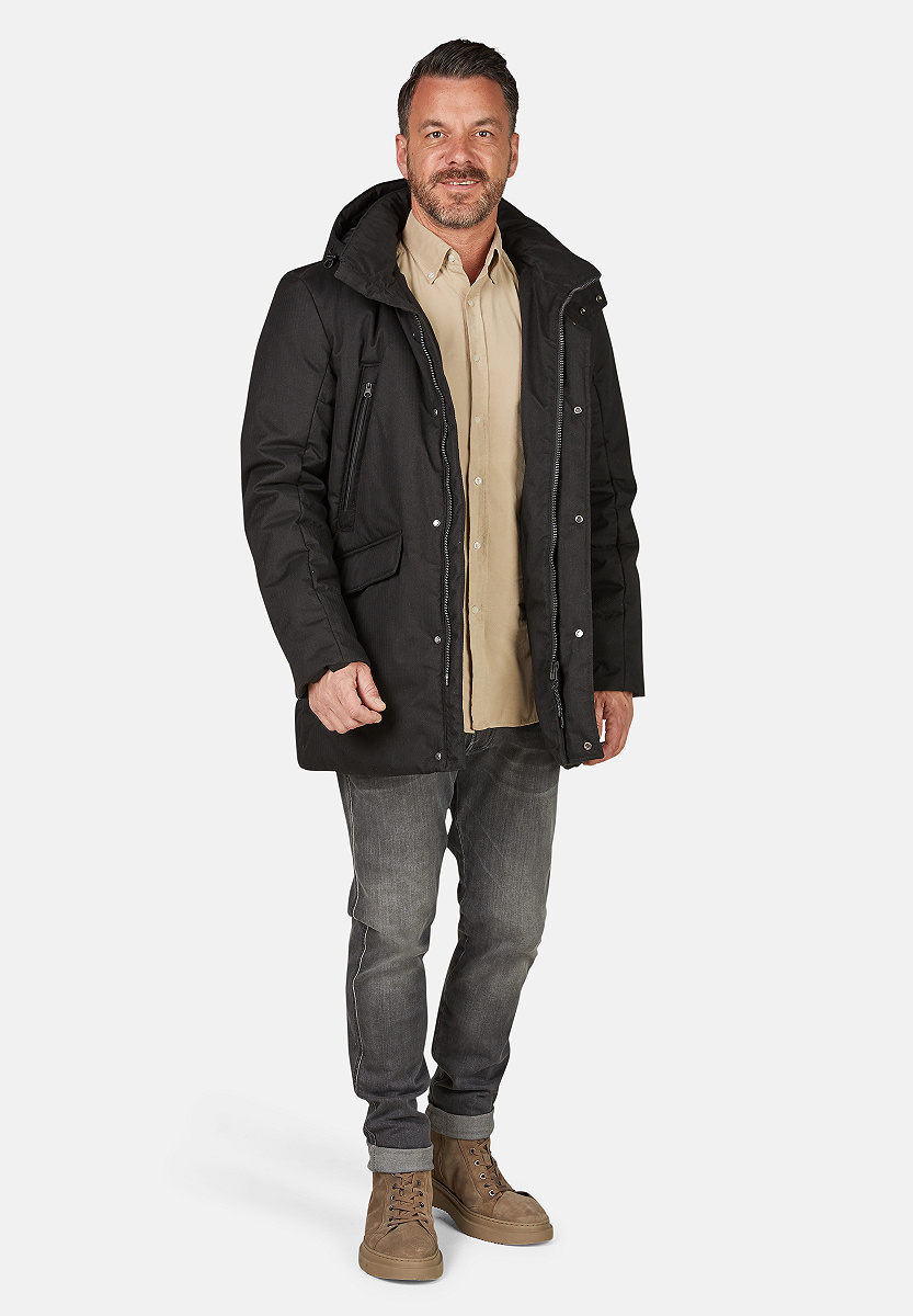 Parka in Wolloptik