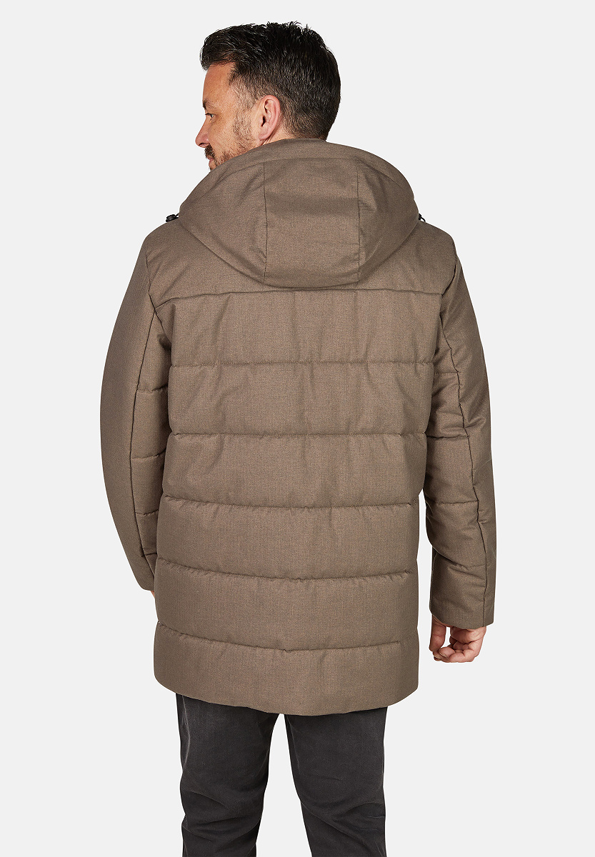 Parka in Wolloptik