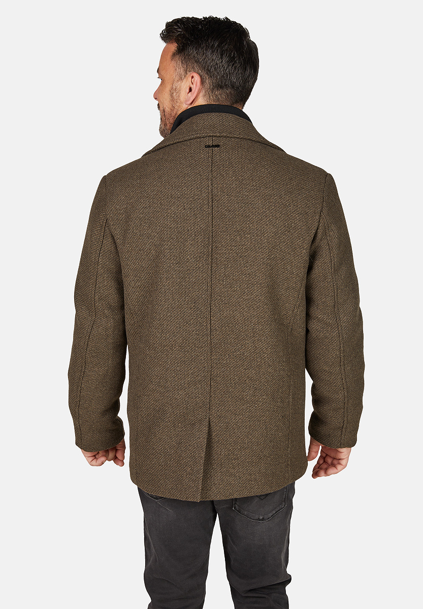 Cabanjacke in Wolloptik
