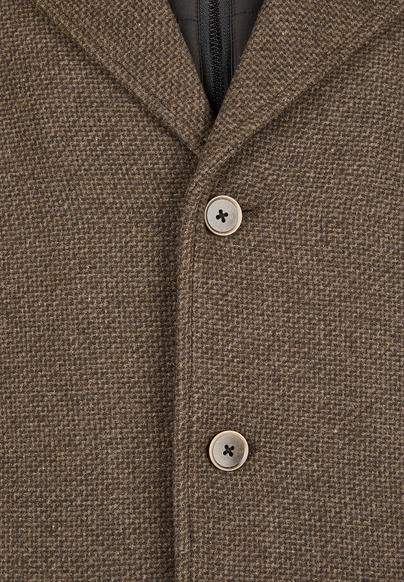 Cabanjacke in Wolloptik