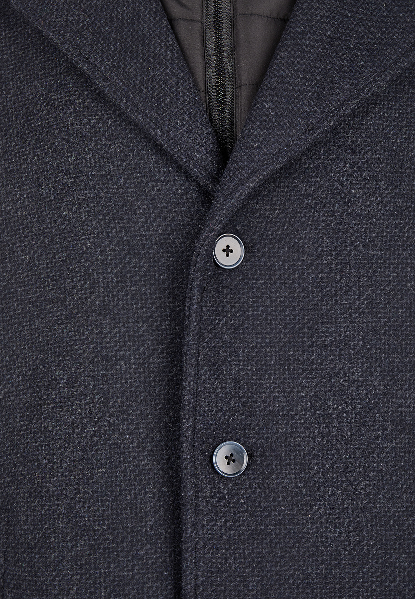 Cabanjacke in Wolloptik