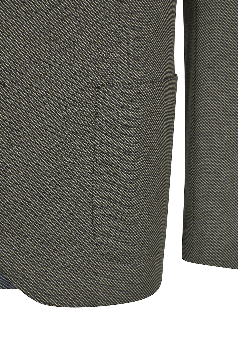 Blazer aus Jersey in Twill-Optik