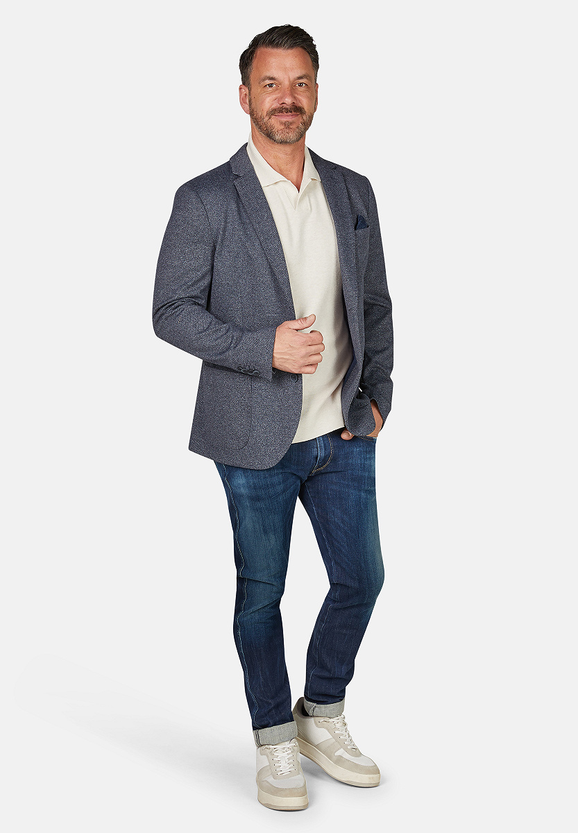 Minimalistischer Blazer in Wolloptik