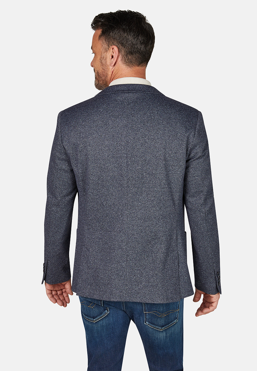 Minimalistischer Blazer in Wolloptik