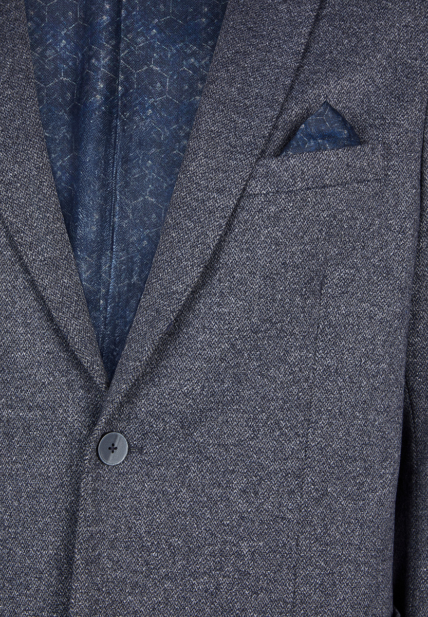 Minimalistischer Blazer in Wolloptik