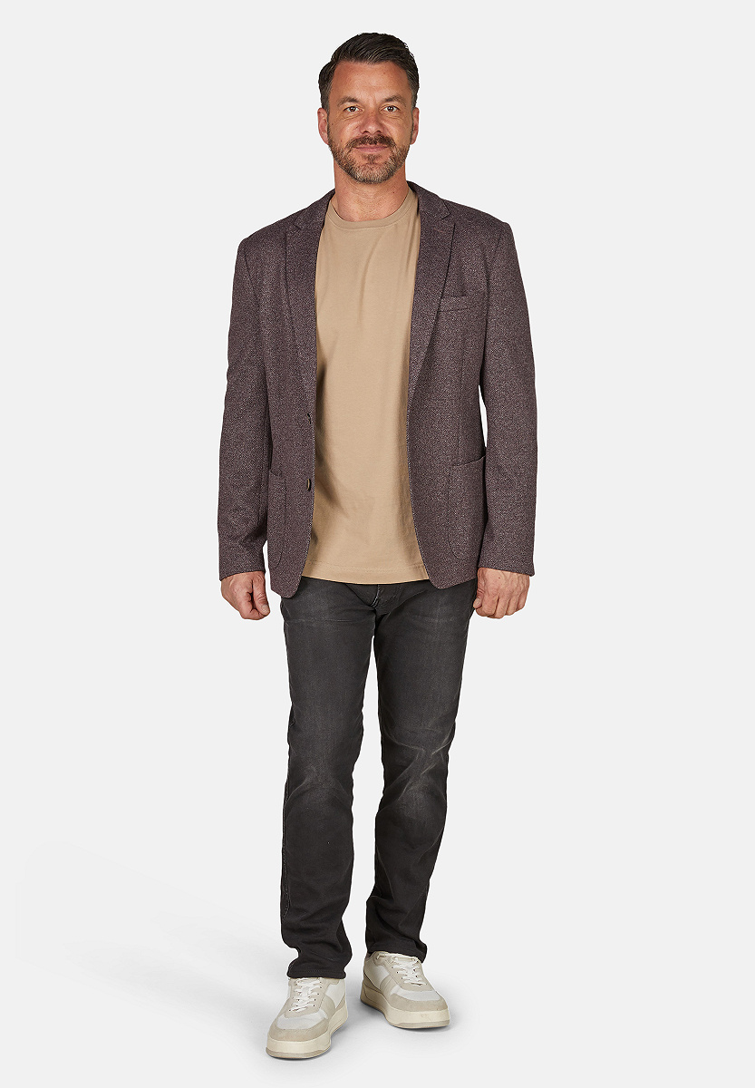 Minimalistischer Blazer in Wolloptik