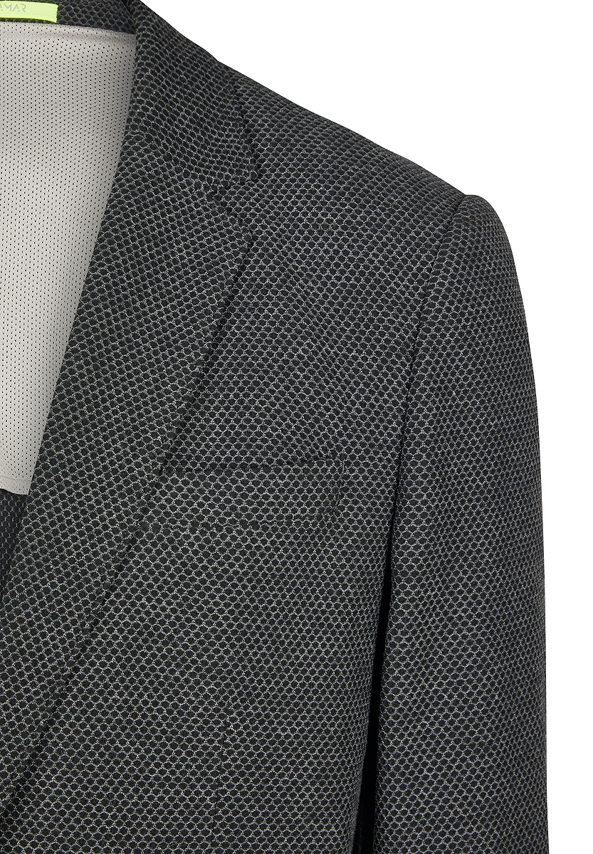 Blazer aus Waffelpiqué