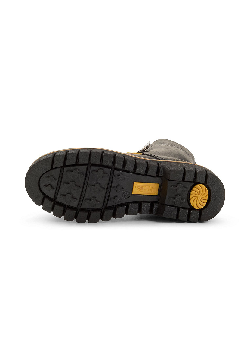Boots crazy horse/split SCHWARZ