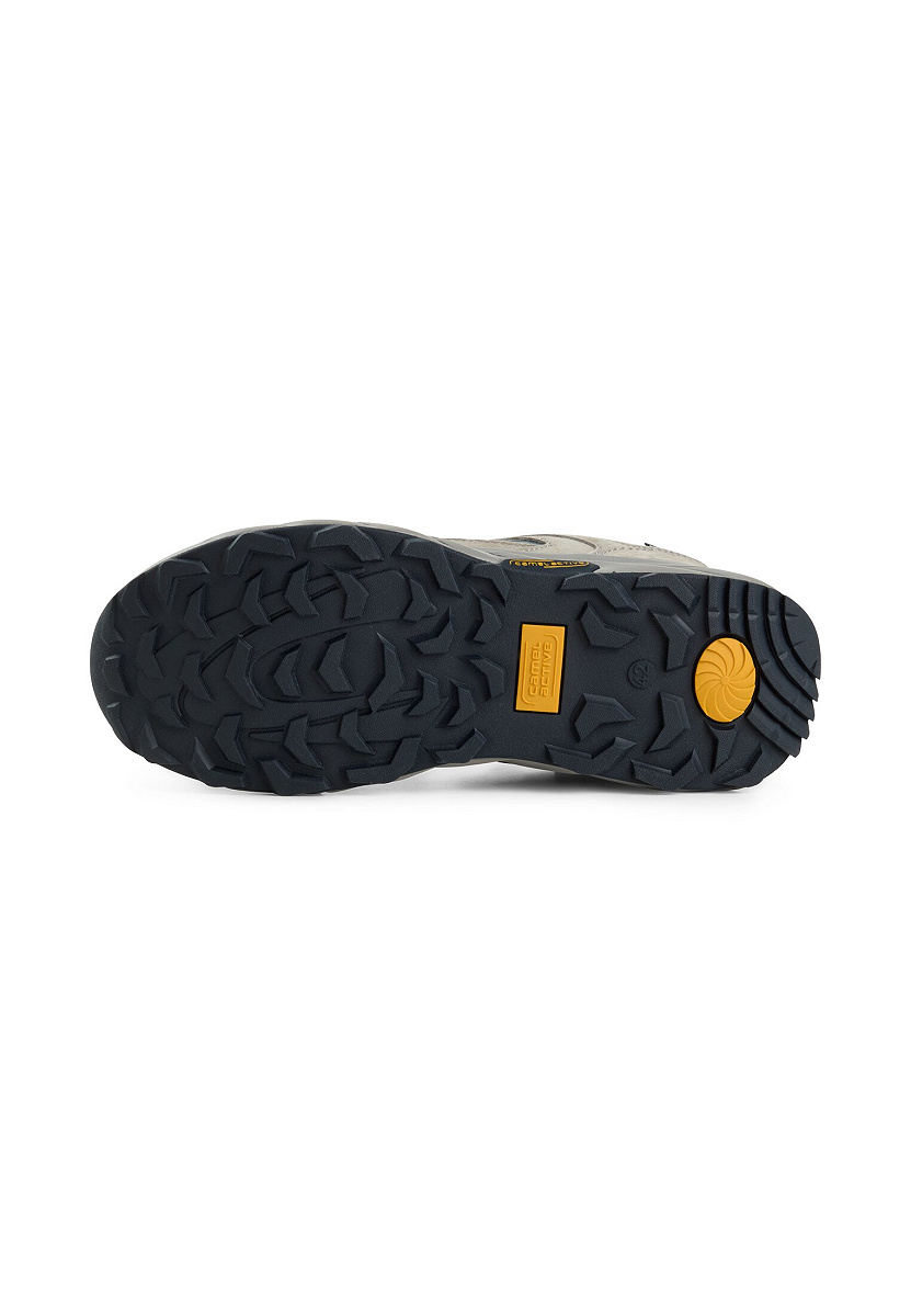 Sneaker pig nubuk/textile STONE/BLAU