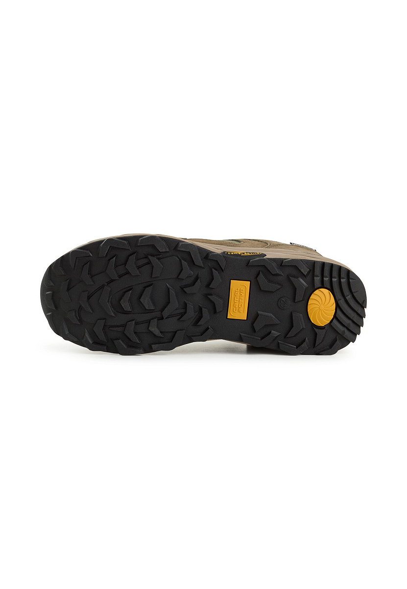 Sneaker pig nubuk/textile KHAKI/GRAU