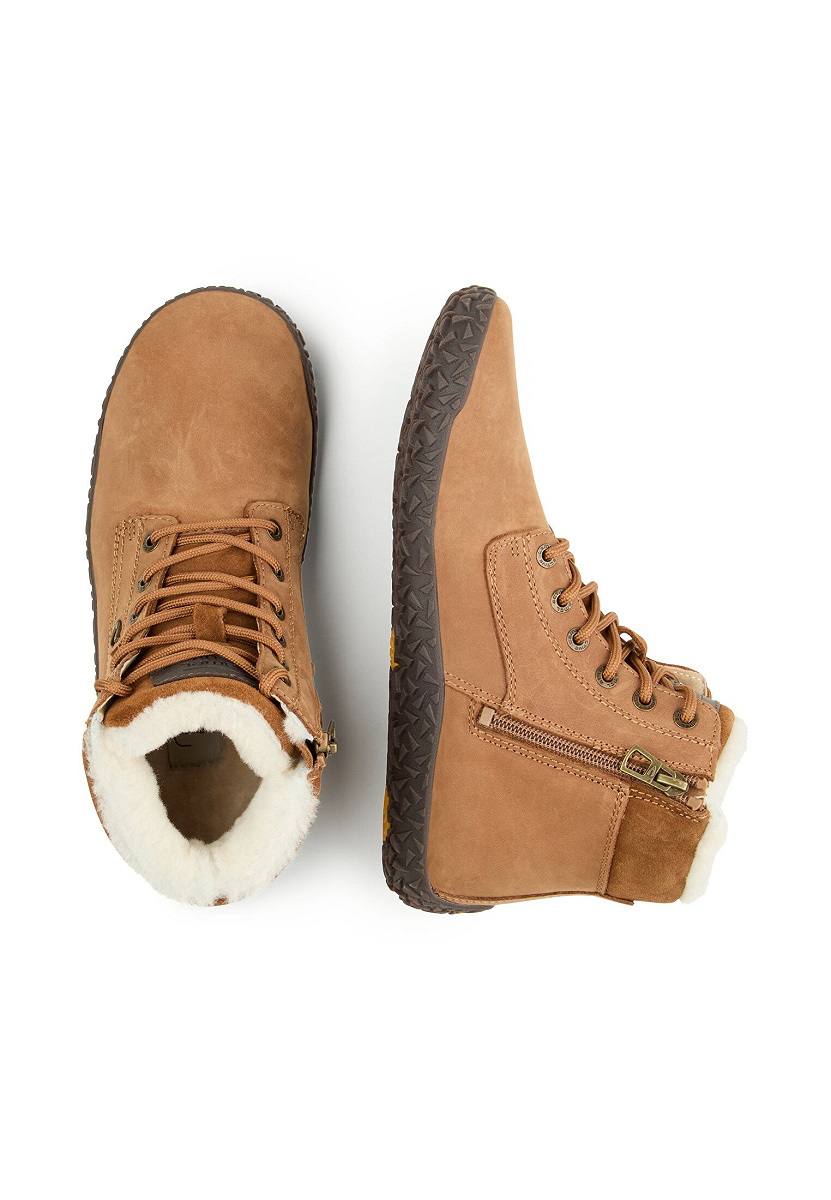 Boots oiled nubuk/split COGNAC