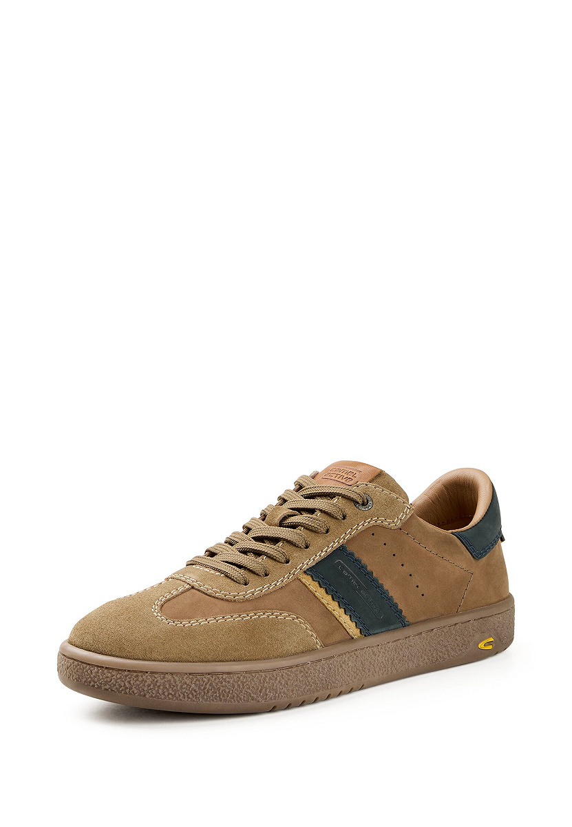Sneaker Split/Nubuk BRAUN/BLAU