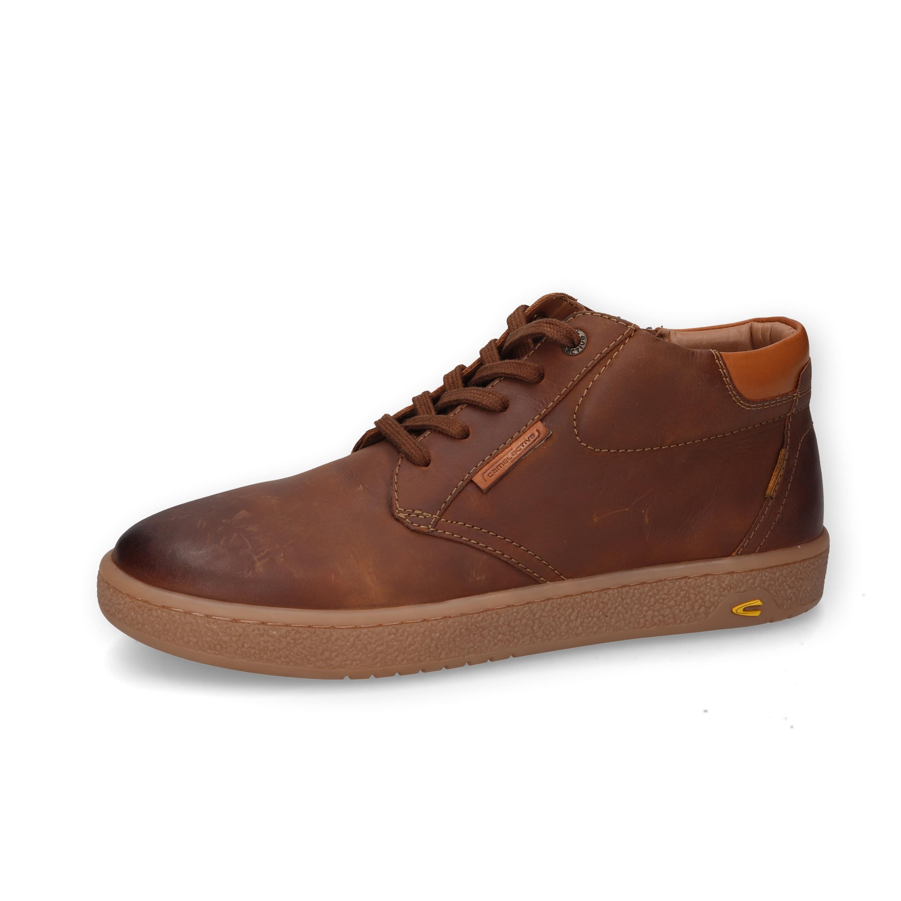 Sneaker crazy horse COGNAC