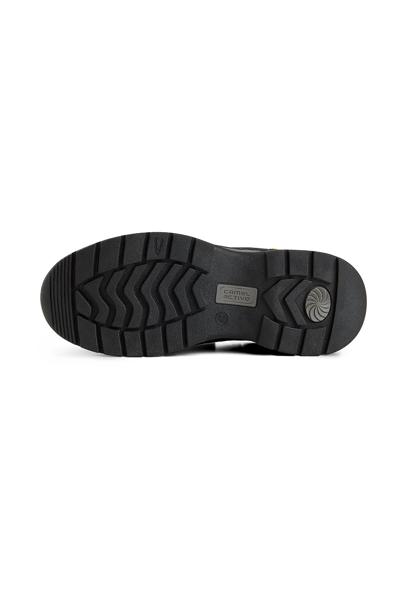 Sneaker crazy horse/split SCHWARZ