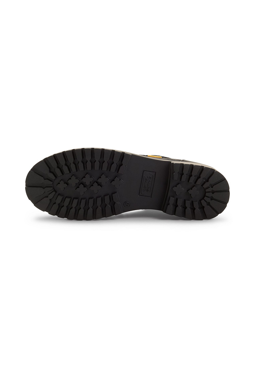 Low Cut crazy horse/split SCHWARZ