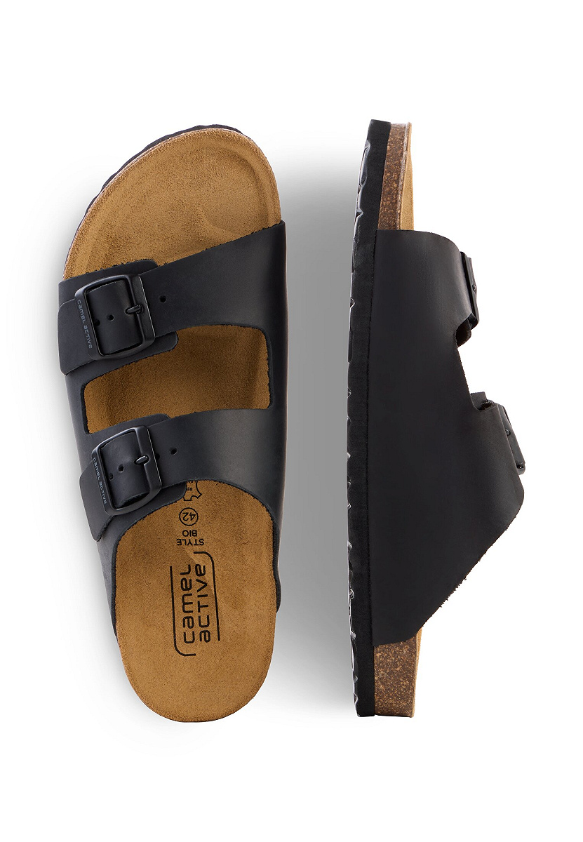 Sandale crazy horse SCHWARZ
