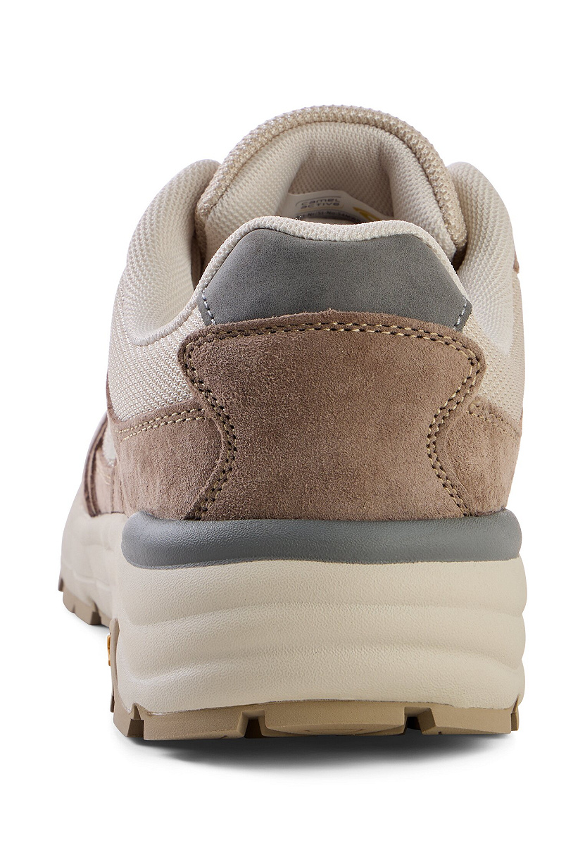 Sneaker pig nubuk/textile COGNAC