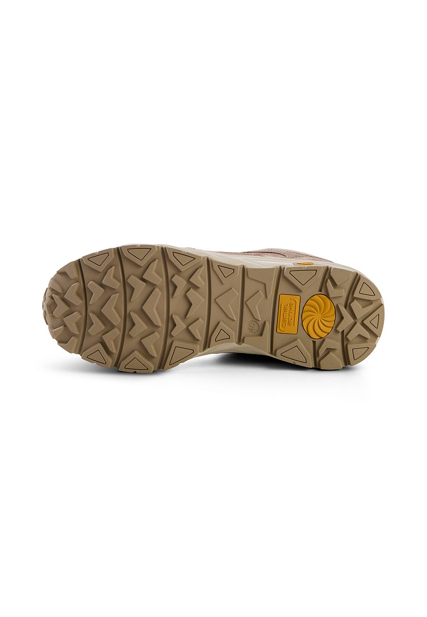 Sneaker pig nubuk/textile COGNAC