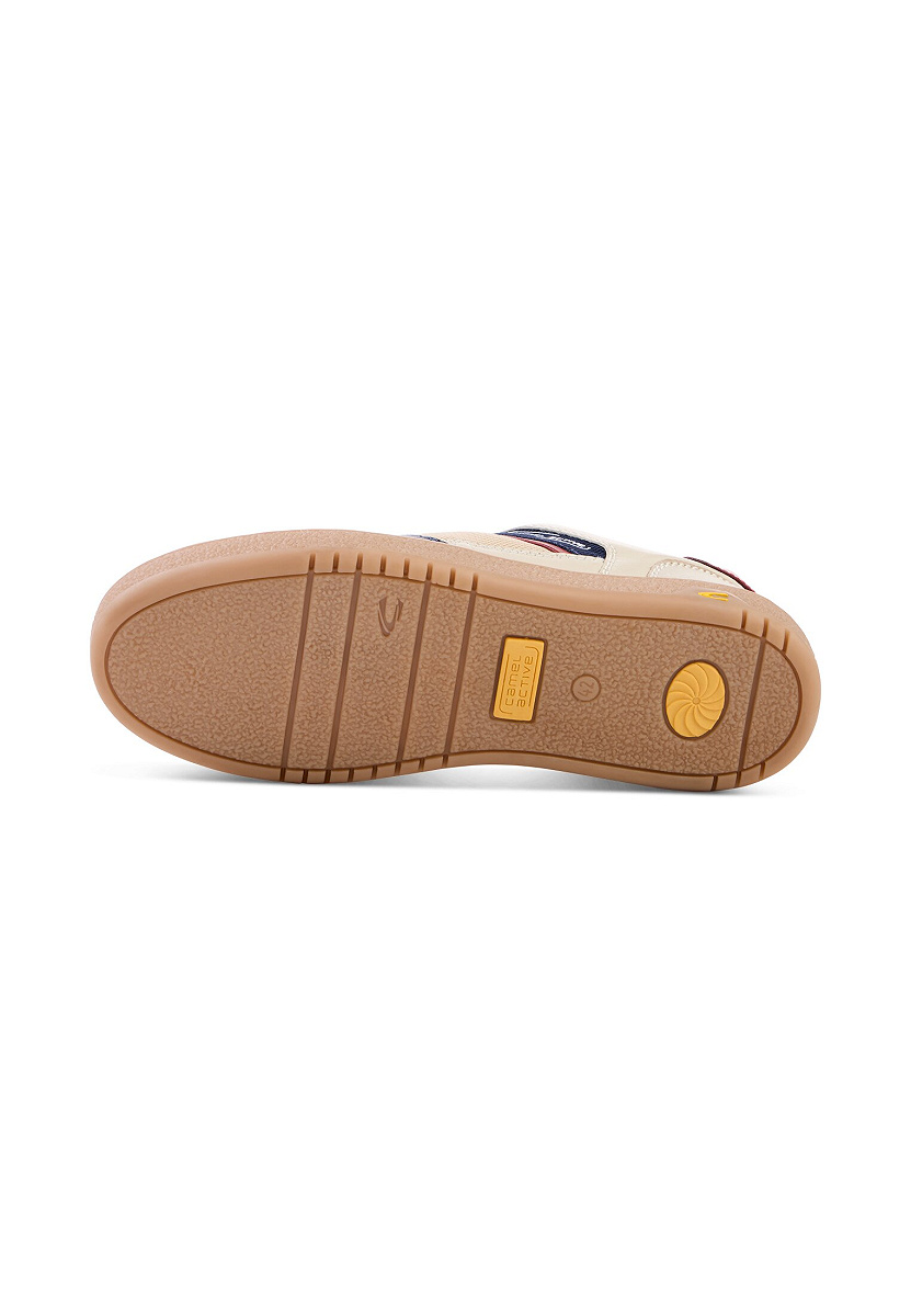 Sneaker Nappa/Textile BEIGE/BLAU