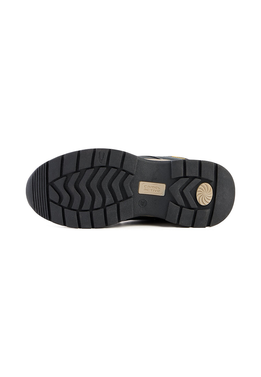 Sneaker nubuk SCHWARZ