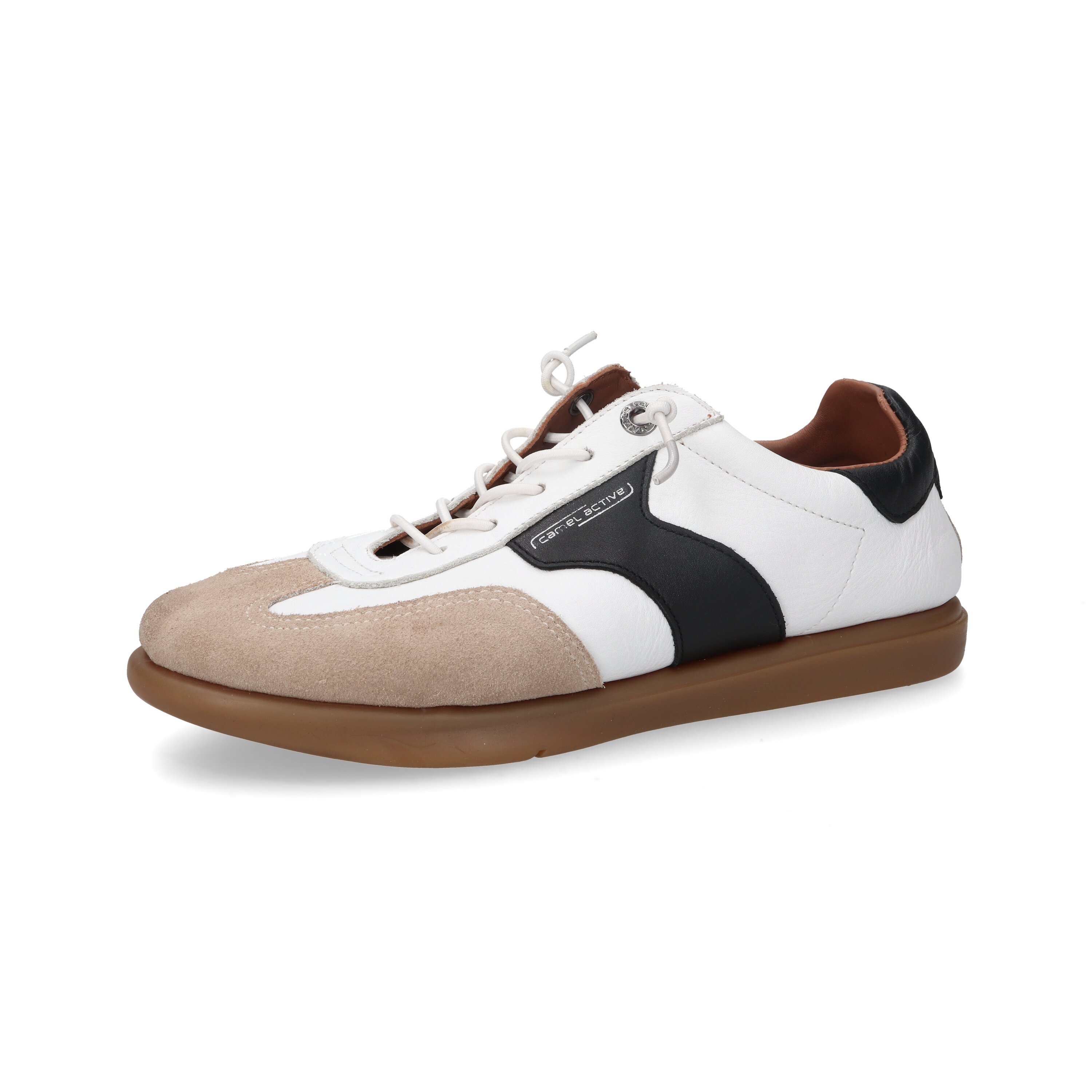 Sneaker Nappa/Split WEISS/MULTI