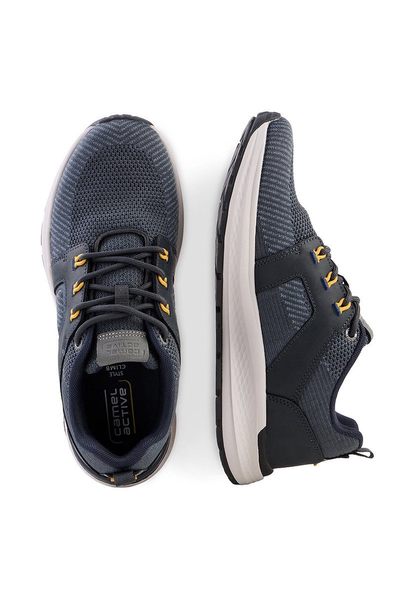 Sneaker textile/crazy horse NAVY