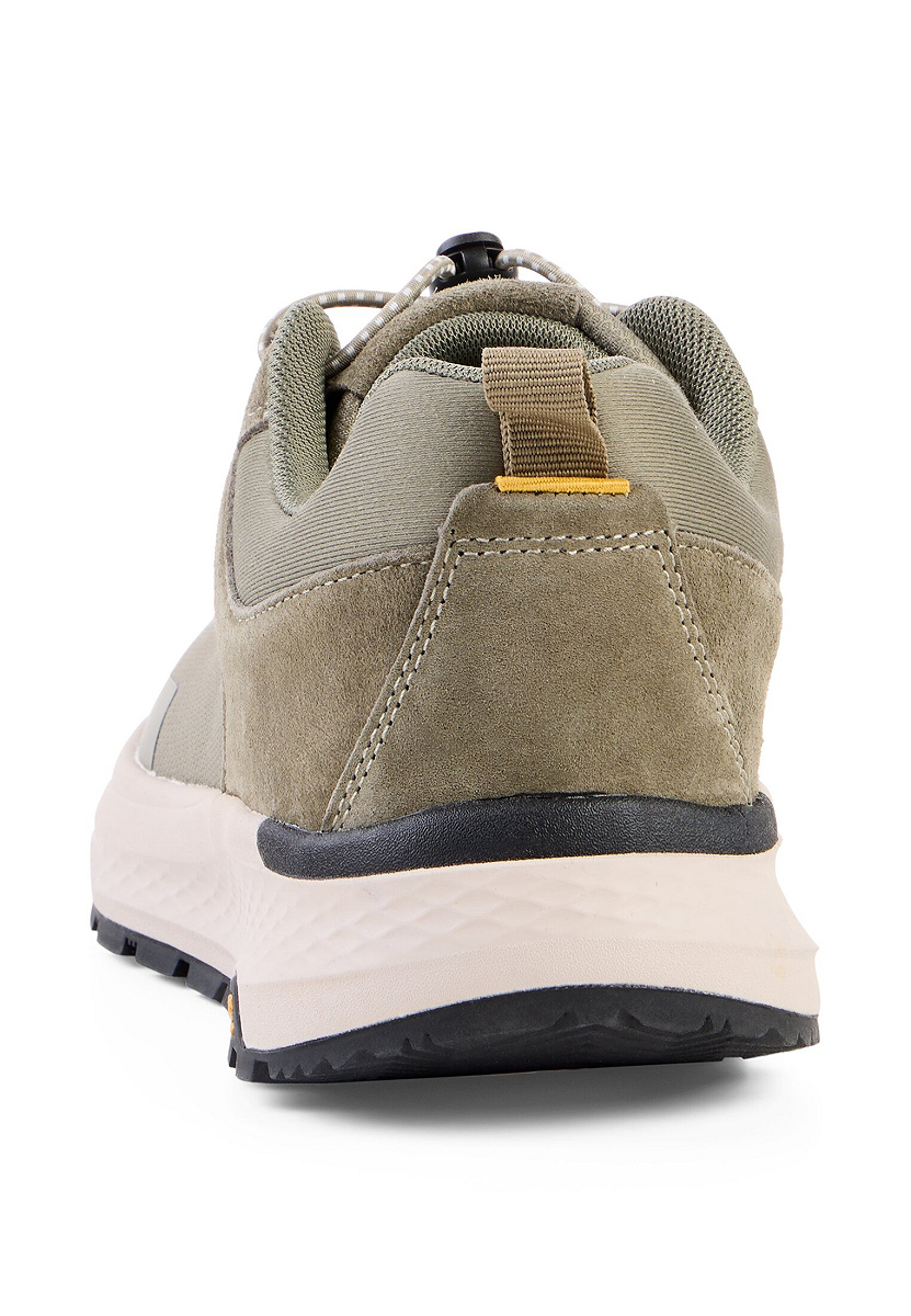Sneaker textile/nubuk KHAKI