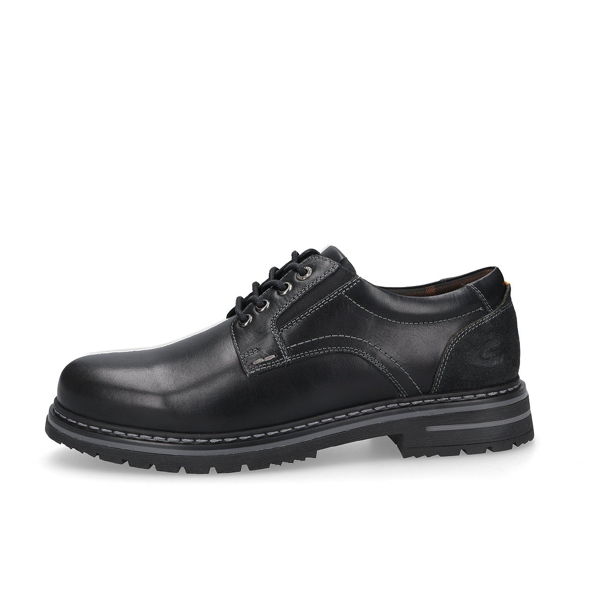 Halbschuh brushed Nappa SCHWARZ