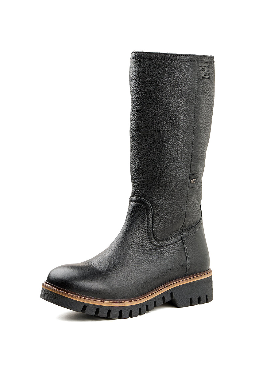 Boots Tumbled Nappa SCHWARZ