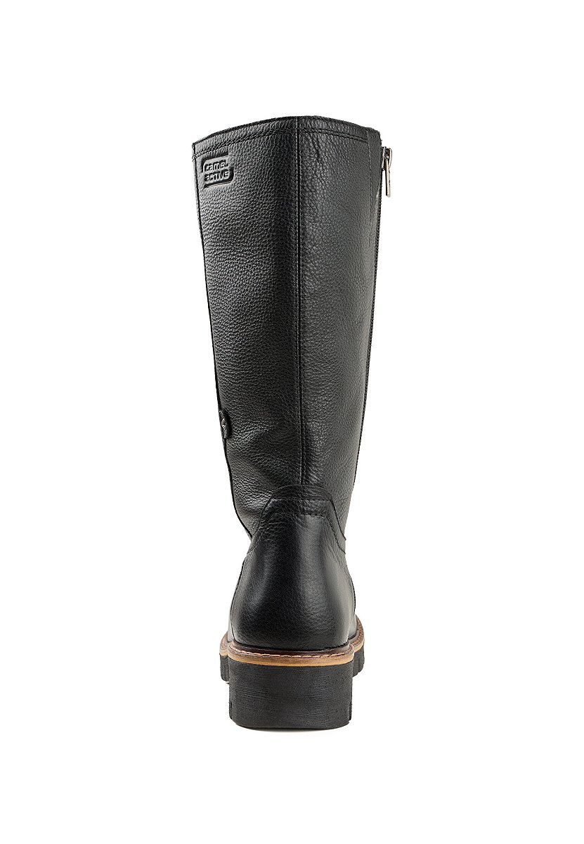 Boots Tumbled Nappa SCHWARZ