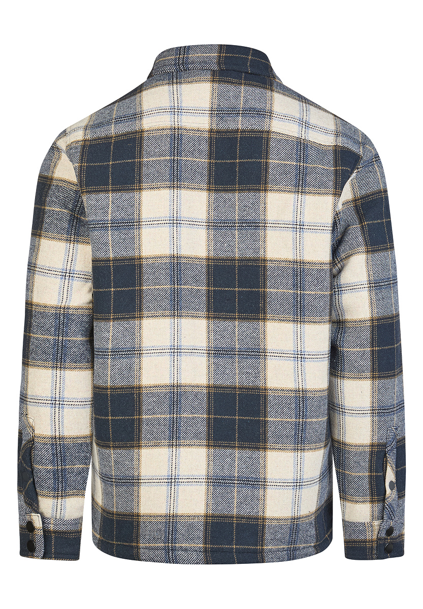 Materialmix Jacke mit Wollanteil