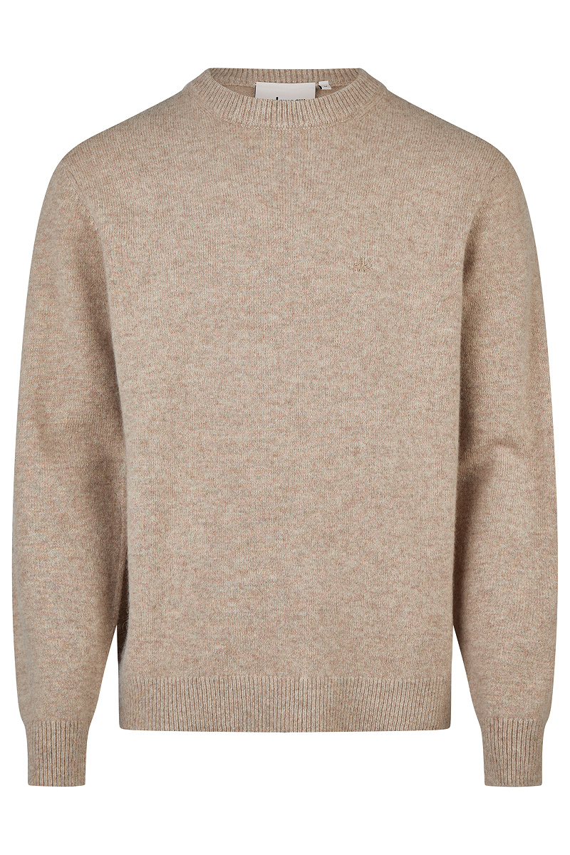 Wollpullover mit Rippdetails