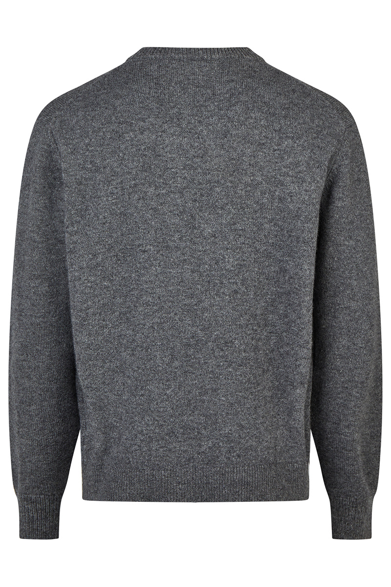 Wollpullover mit Rippdetails