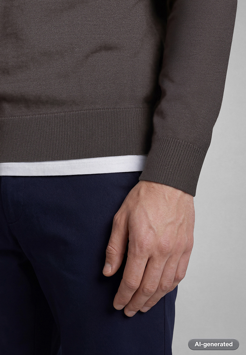 Weicher Pullover in Strickqualität