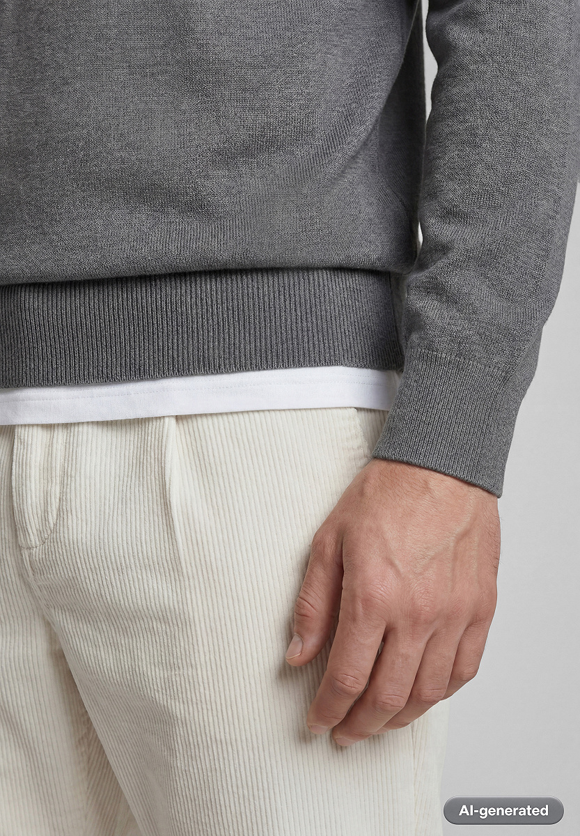 Weicher Pullover in Strickqualität