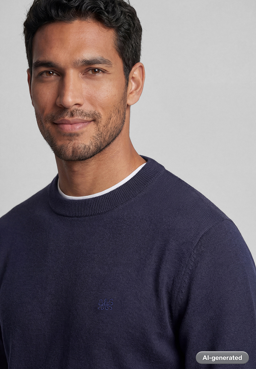 Weicher Pullover in Strickqualität