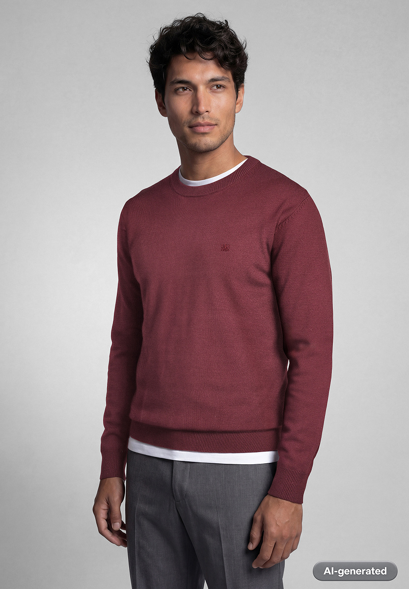 Weicher Pullover in Strickqualität