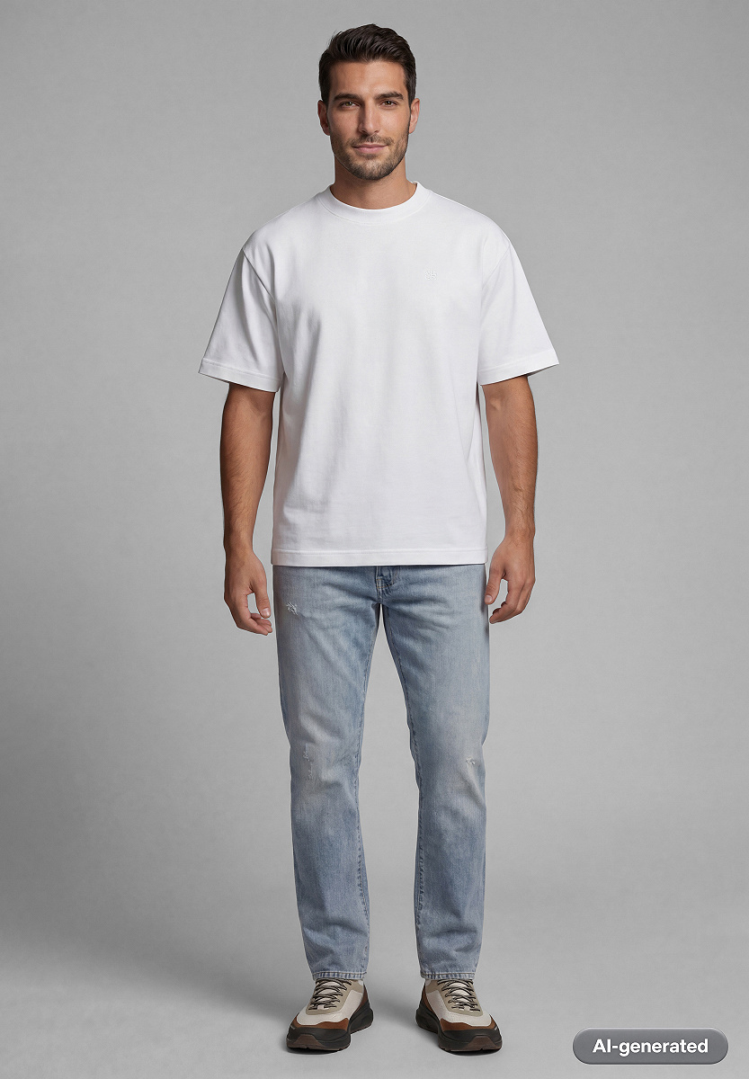 Atmungsaktives Baumwoll-T-Shirt
