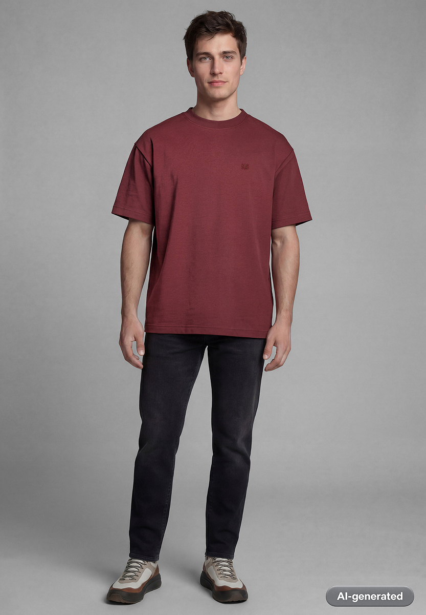 Atmungsaktives Baumwoll-T-Shirt